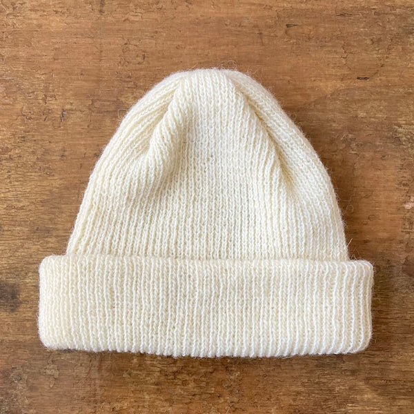 Simple Beanie Galway Wool