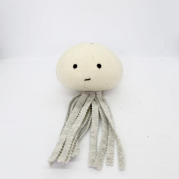 White Squid, Jellyfish, Fish Set