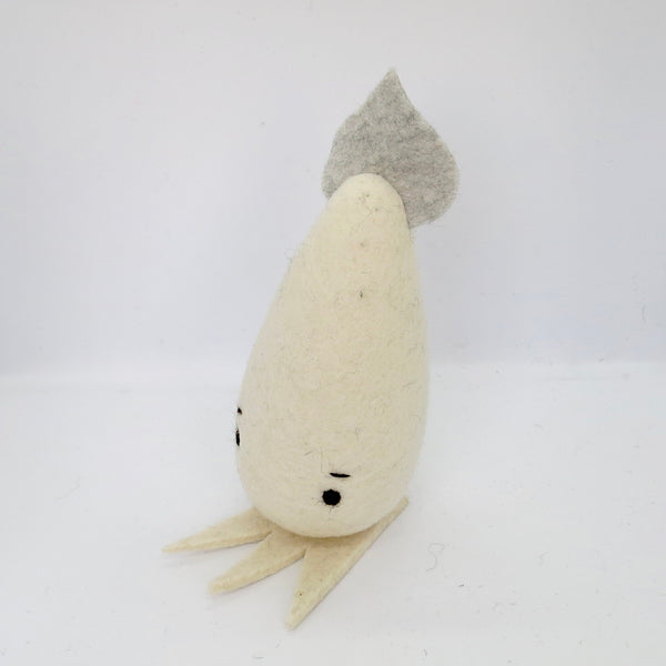 White Squid, Jellyfish, Fish Set