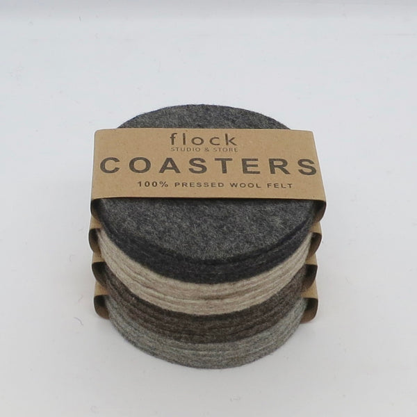 Recycled Wool Felt Coasters