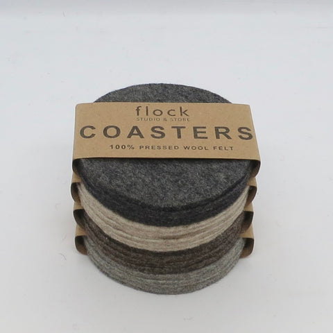 Recycled Wool Felt Coasters