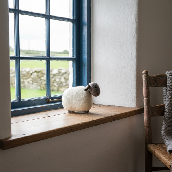 Irish Wool Felt Sheep