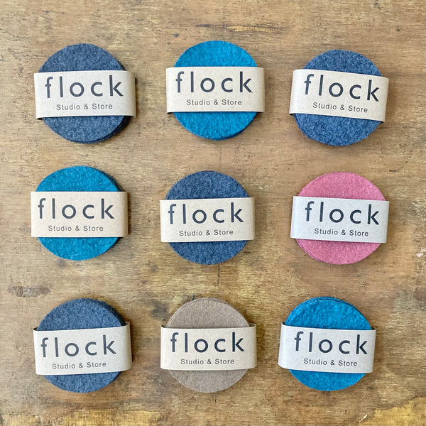 Recycled Wool Felt Coasters