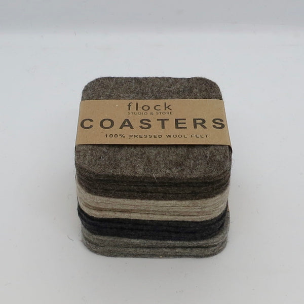 Recycled Wool Felt Coasters