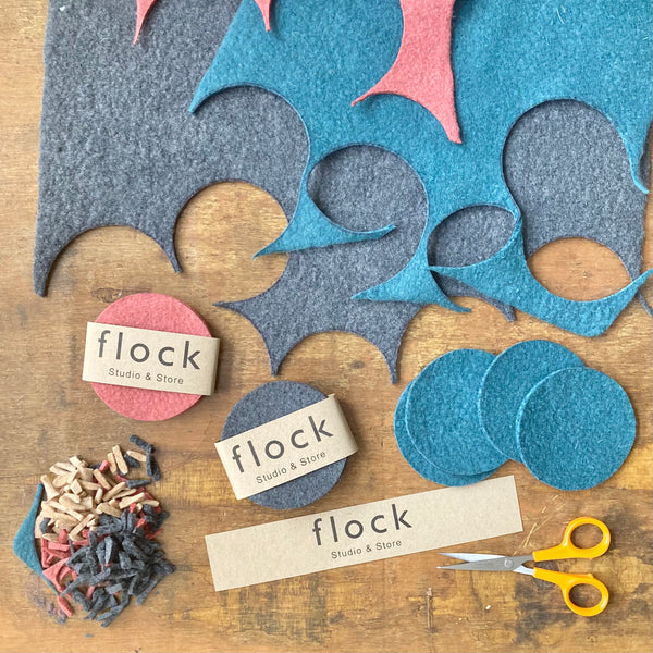 Recycled Wool Felt Coasters