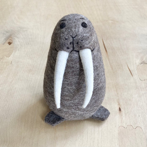 Natural Wool Walrus