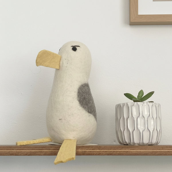 Wool Felt Herring Gull