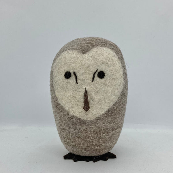 Natural Wool Owl