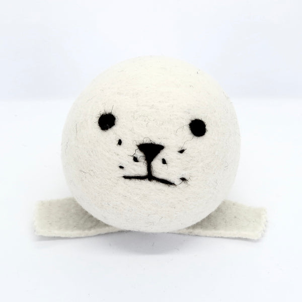 Natural White Wool Seal
