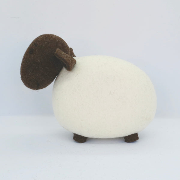White Sheep (Brown Head)