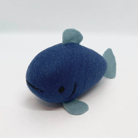 Dark Blue Merino Fish
