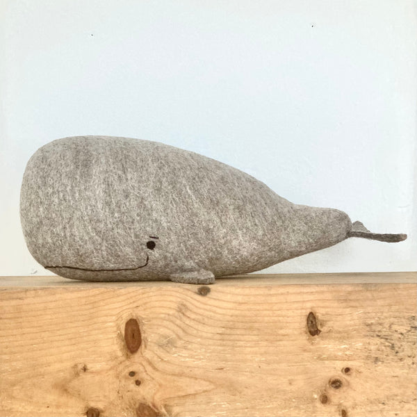 XL Natural Wool Sperm Whale