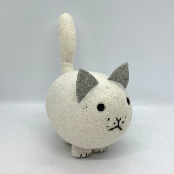 White Kitten (grey ears)